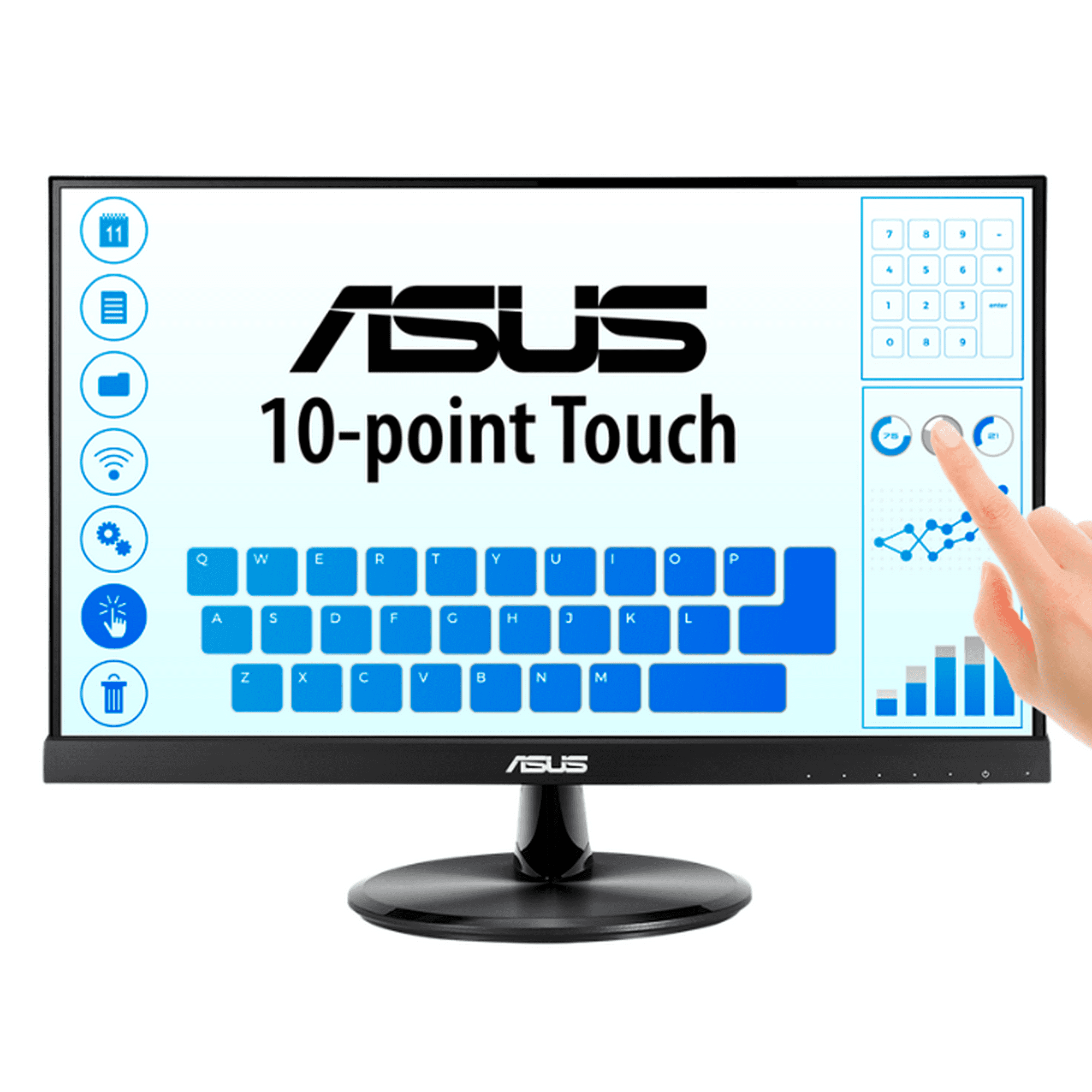 Monitor Asus VT229H Touch 21.5" Full HD IPS Eye Care HDMI
