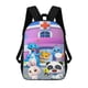 thumbnail image 1 of Babybus Baby Bus-theme Backpack, Campus style schoolbag Bookbag with Adjustable Shoulder Straps And Large Zip Compartment, Unisex Travel Bags., 1 of 6