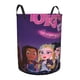 thumbnail image 2 of Bratz Cesta de lavandería de gran capacidad redonda con asa, bolsa para ropa sucia plegable, almacenamiento para dormitorio, baño y lavadero 44x35 cm, 2 of 6