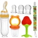 thumbnail image 3 of Complete 7pcs Baby Feeding Set with Soft Silicone and Stainless Steel Material | Includes Milk Water Bottle, Spoon Feeder, Teether, Fruit Feeder, Pacifier Holder and 3-Size Nipples | Perfect for Tende, 3 of 5