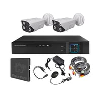 Vipa - Kit 2 Cámaras Seguridad Exterior Hd Con Disco Duro E21Ldd