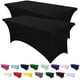 thumbnail image 1 of Mantel ajustable separo Spandex, paquete de 2 manteles ajustables negros de 8 pies, 1 of 3