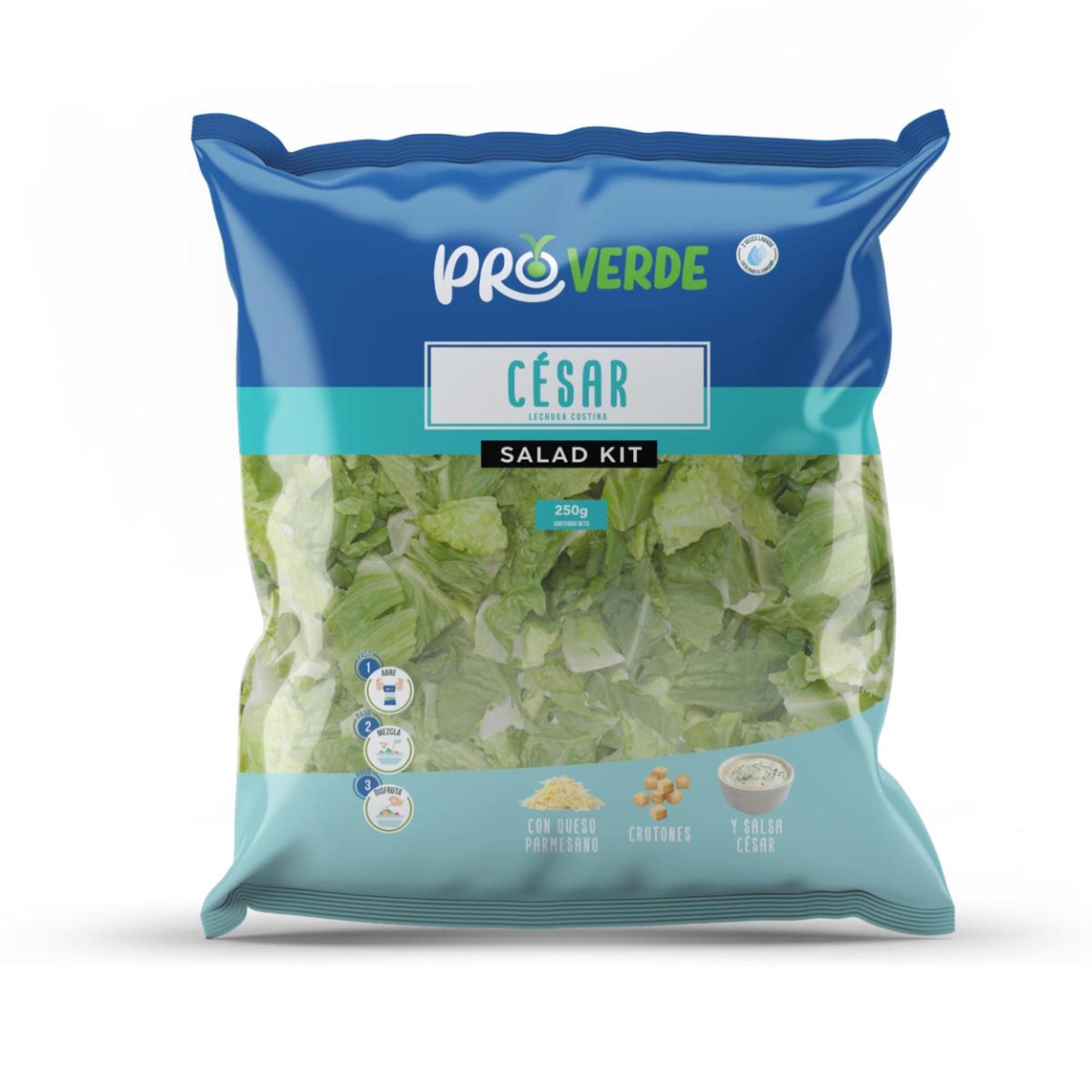 Ensalada Salad Kit César Bolsa 250 g Proverde