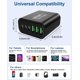 thumbnail image 5 of Cargador USB RUMIXI 90W 6 puertos USB‑C GaN de carga rápida, 5 of 7