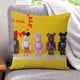 thumbnail image 1 of Bearbrick Fundas de almohada de terciopelo con tema, regalos de funda de almohada, decoración para el hogar, cojín de lanzar, regalo de cumpleaños para fans y parejas. 60cm x 60cm., 1 of 6