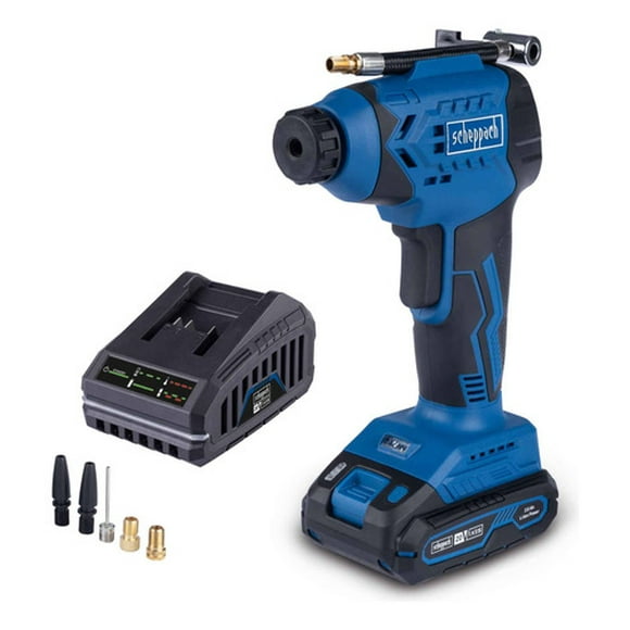 Compresor 20v Digital + Accesorios - Scheppach