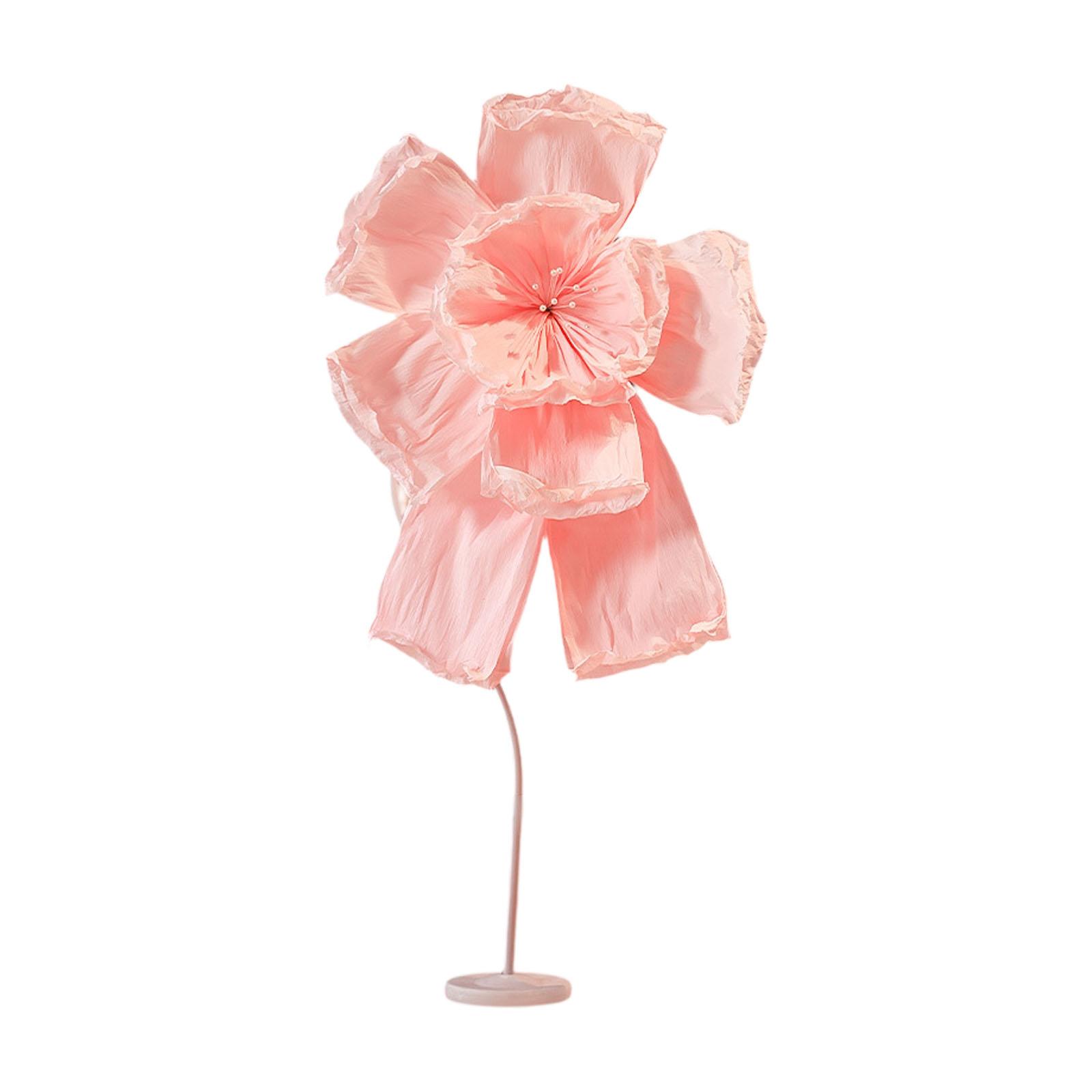 Magideal - Decoración De Flores Gigantes Para Bodas, Flores Artificiales, Decoración Del Hogar, Elegante, Con Base, Arreglos Florales Decorativos Para Bodas, Sal Rosa