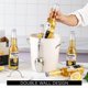 thumbnail image 4 of Cubo de Hielo Rae Dunn 3 L Blanco de Acero Inoxidable con Cucharón, 4 of 8
