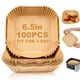 thumbnail image 1 of Forro de papel desechable Air Fryer, 100 unidades, 16,5 cm, cuadrado Citizen, 1 of 7