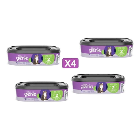 Litter Genie (Antiguo Litter Locker) - X4 Bolsas De Recarga Higiénica Repuesto Litter Genie Refill