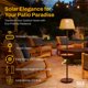 thumbnail image 4 of Lámpara de Piso Exterior Solar de Ratán Impermeable B&R Lighting, 4 of 7