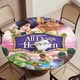 thumbnail image 5 of Todos los perros van al cielo-theme Fitted Round Tablecloths Elastic Edged Table Covers Waterproof Table Cloth for Kitchen Holiday Party Tables Decor 150cm, 5 of 6
