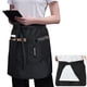 thumbnail image 1 of Delantal ROTANET negro 46 cm, 3 bolsillos, impermeable, 1 of 6
