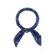 thumbnail image 1 of INSPIRE CHIC Mujer Satén Cuadrado Nota Musical 35" Gran Bufanda Sedosa para el Cuello Azul Oscuro, 1 of 6