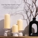 thumbnail image 4 of Pillar Candles Bask Top, elegante, color marfil, juego de 3, 4 of 6
