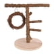 thumbnail image 1 of Parque De Juegos De Madera Para Pájaros, Soporte De Madera, Juguete Para Cacatúas, Agapornis, Guacamayos, 1 of 3