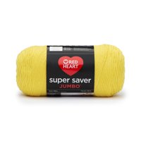 Hilo Red Heart Super Saver Jumbo Acrílico Amarillo Brillante