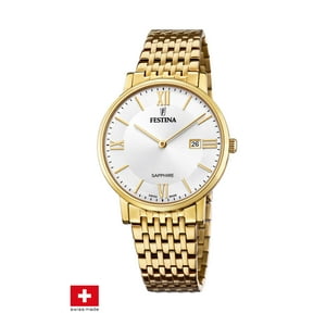 Reloj F20020/1 Festina Swiss Plateado Hombre Swiss Made
