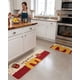 thumbnail image 1 of Set 2 Piezas Alfombra de Cocina Goma Antideslizante Diseño Estampado, 1 of 6