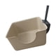 thumbnail image 3 of Caja De Arena Para Gatos, Bandeja De Arena Para Mascotas Con Tapa Abierta Duradera Para Gatos Pequeños Y Medianos, Gatito, Café, 3 of 5