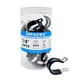 thumbnail image 1 of Abrazaderas para cables XRPAOWA de acero inoxidable de 22 mm con goma, 20 piezas, 1 of 5