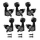 thumbnail image 3 of 6x Clavijas De Afinación De Guitarra Clavijas De Cuerda Selladas Para Guitarras Clásicas Guitarra Eléctrica Negro 3L3R, 3 of 5