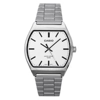 Reloj Casio Standard Analog Stainless Steel White Dial Quartz Mtp-B140D-7A Men'S Watch