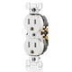 thumbnail image 2 of Receptáculo dúplex Leviton T5320-WMP 15 A 125 V blanco x10, 2 of 4