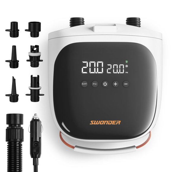 Bomba de Aire Swonder Eléctrica 20 PSI 2.6 lb Ligera