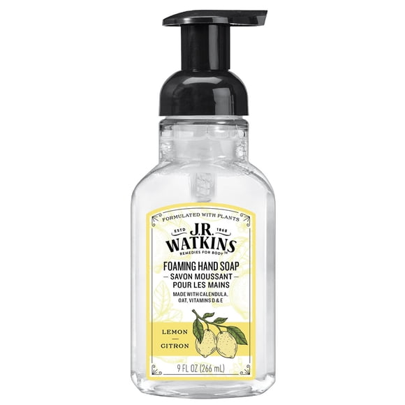 JR Watkins Jabón Espuma para Manos Limón 266 mL Antibacterial