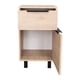 thumbnail image 5 of Velador Kaia 1 Cajón 1 Puerta Rovere Y Blanco 70x41x36 Cm, 5 of 17