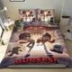 thumbnail image 1 of ¡Maldiciones! Conjunto de sábanas temático, trío de piezas, cómodo y amigable con la piel, diseño único, regalo de decoración para el hogar para familiares, amigos y fans, 90 cm * 190 cm, 1 of 6