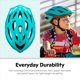 thumbnail image 4 of Casco Schwinn Thrasher para niños 55-58 cm ajustable color verde azulado, 4 of 7