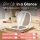 thumbnail image 2 of Espejo compacto Cyn Care LED 10 cm 1x/10x Rosa, 2 of 9