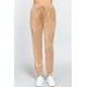 thumbnail image 1 of Pantalón Jogger Largo de Terciopelo con Cintura Elástica Beige Oscuro L, 1 of 5
