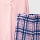 thumbnail image 2 of Pijama Polar Escoces Mujer Rosado, 2 of 3