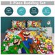 thumbnail image 5 of Mario Print Bedding Set Pattern Duvet Cove Set 3 Pieces 1 Quilt Cover And 2 Pillowcases for Women Men Teens, 5 of 5
