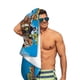 thumbnail image 5 of Vecinos Invasores Toalla de playa de secado rápido con diseño temático, regalo para mujeres y niñas, ideal para cumpleaños, fans, amantes de la música, uso en la playa o al aire libre, 78 × 180 cm, 5 of 6