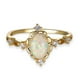 thumbnail image 4 of Charming White Opal Oval Stone Engagement Ring for Women - Perfect for Weddings and Special Occasions, 4 of 5