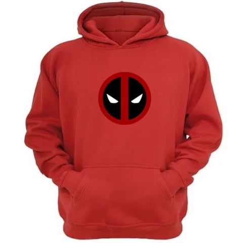 Genérico - Polerón Canguro Superhérore Inmortal Rojo Talla M Unisex