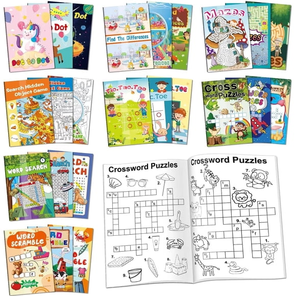 Libros de actividades Kalysky para niños, regalos de fiesta de 4 a 8, 8 a 12 años