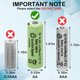 thumbnail image 2 of Batería recargable Lombaour AA 1.2 V 700 mAh, 2 of 8