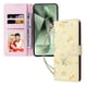 thumbnail image 1 of FOXDOCK Funda Tipo Cartera Floral para iPhone 17 Pro Max ,Funda con Tapa de Cuero PU, Protección Antigolpes con Ranuras para Tarjetas y Soporte, 1 of 5