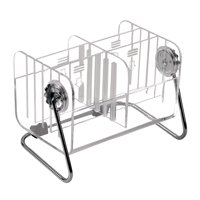 Magideal - Organizador De Soporte De Control Remoto, Organizador De Maquillaje, Soportes De Control Remoto De Tv Ajustables Transparentes Para Tocador, Baño, Dor