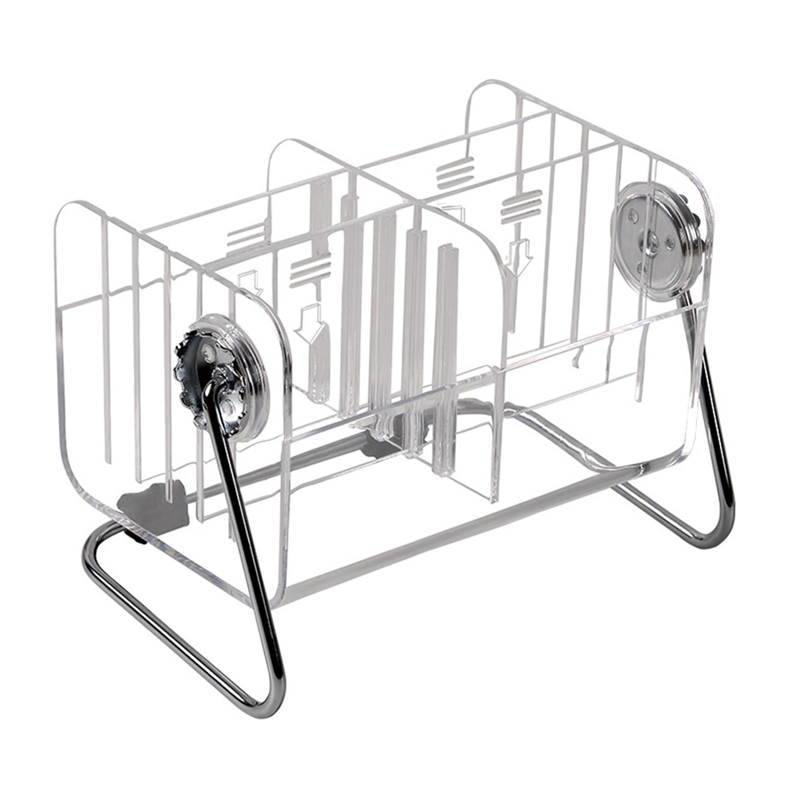 Magideal - Organizador De Soporte De Control Remoto, Organizador De Maquillaje, Soportes De Control Remoto De Tv Ajustables Transparentes Para Tocador, Baño, Dor