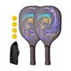 thumbnail image 3 of Paletas De Pickleball, 4 Bolas, Raquetas Ligeras De Pickleball Para Hombres, Mujeres, Niños, Estilo E, 3 of 3