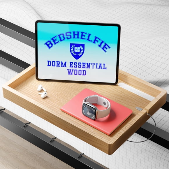 Estante BedShelfie DormEssential de Madera Natural 38 cm