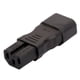 thumbnail image 2 of Convertidor Adaptador De Enchufe De Alimentación Hembra IEC 320 C14 Macho A C15, 2 of 5