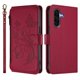 thumbnail image 2 of Funda Cartera Mariposa para [Samsung Galaxy A26] con Soporte y Cremallera Rojo, 2 of 6