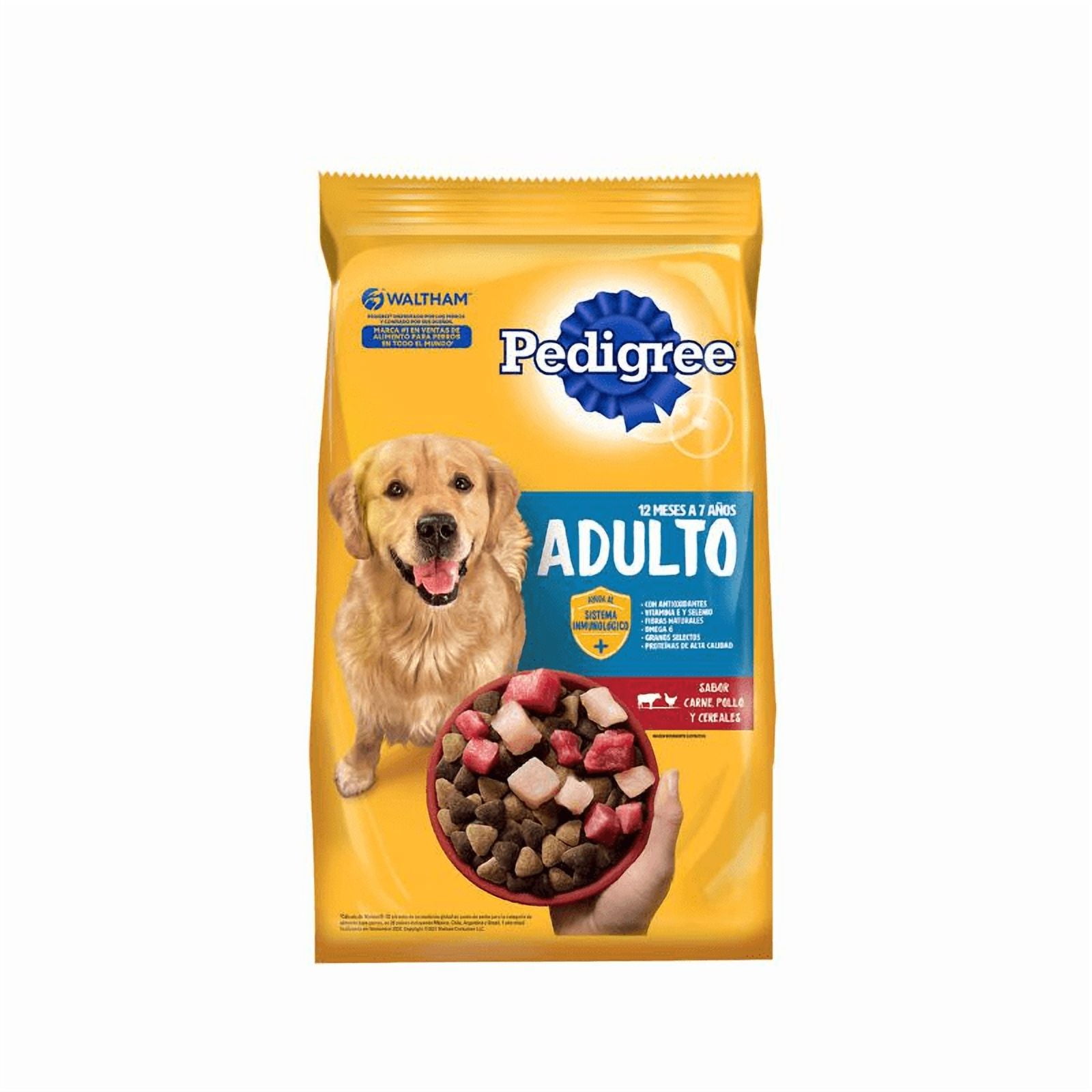 Pedigree Alimento Seco Perro Adulto Carne Pollo Cereal 1.5kg